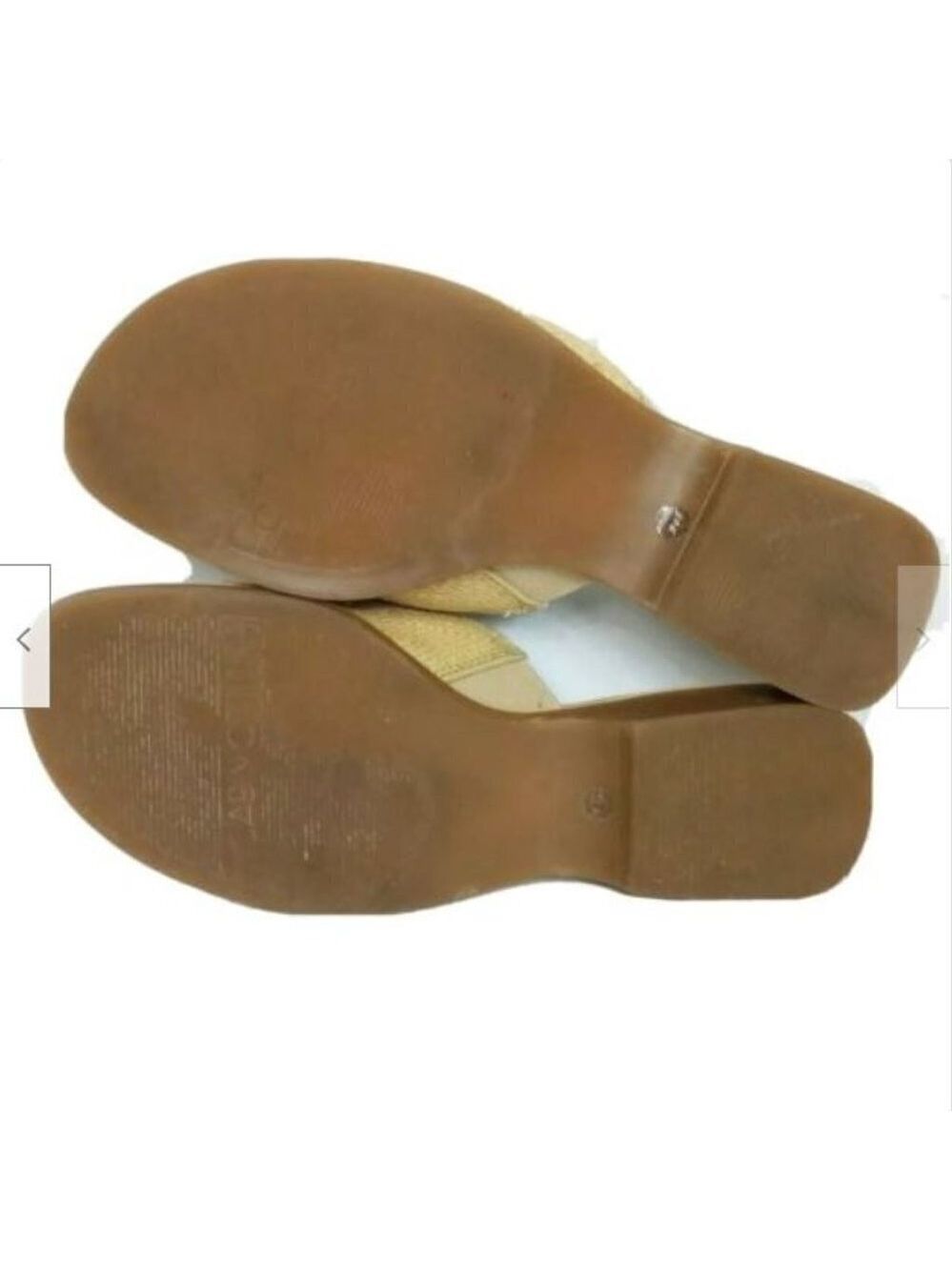 Cabin Creek Beige Raffia Beaded Sandals Size 6.5M - Picture 8 of 8